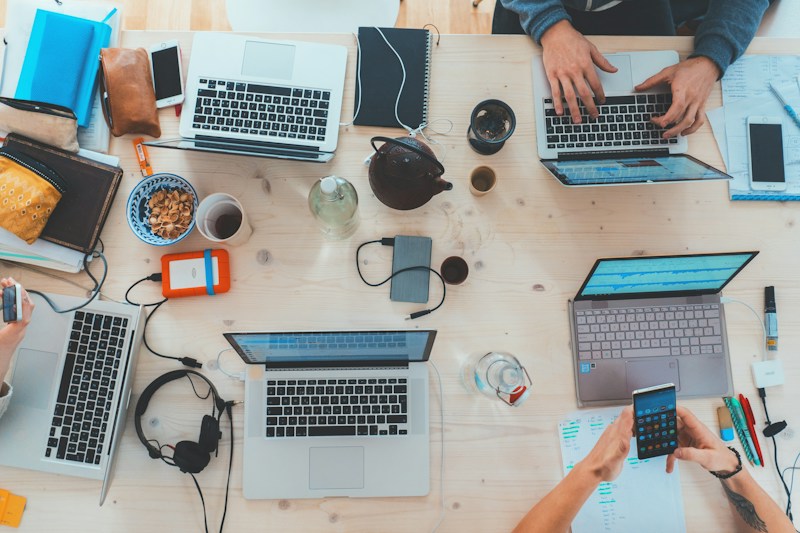 Connected computers used for coordinated digital operations